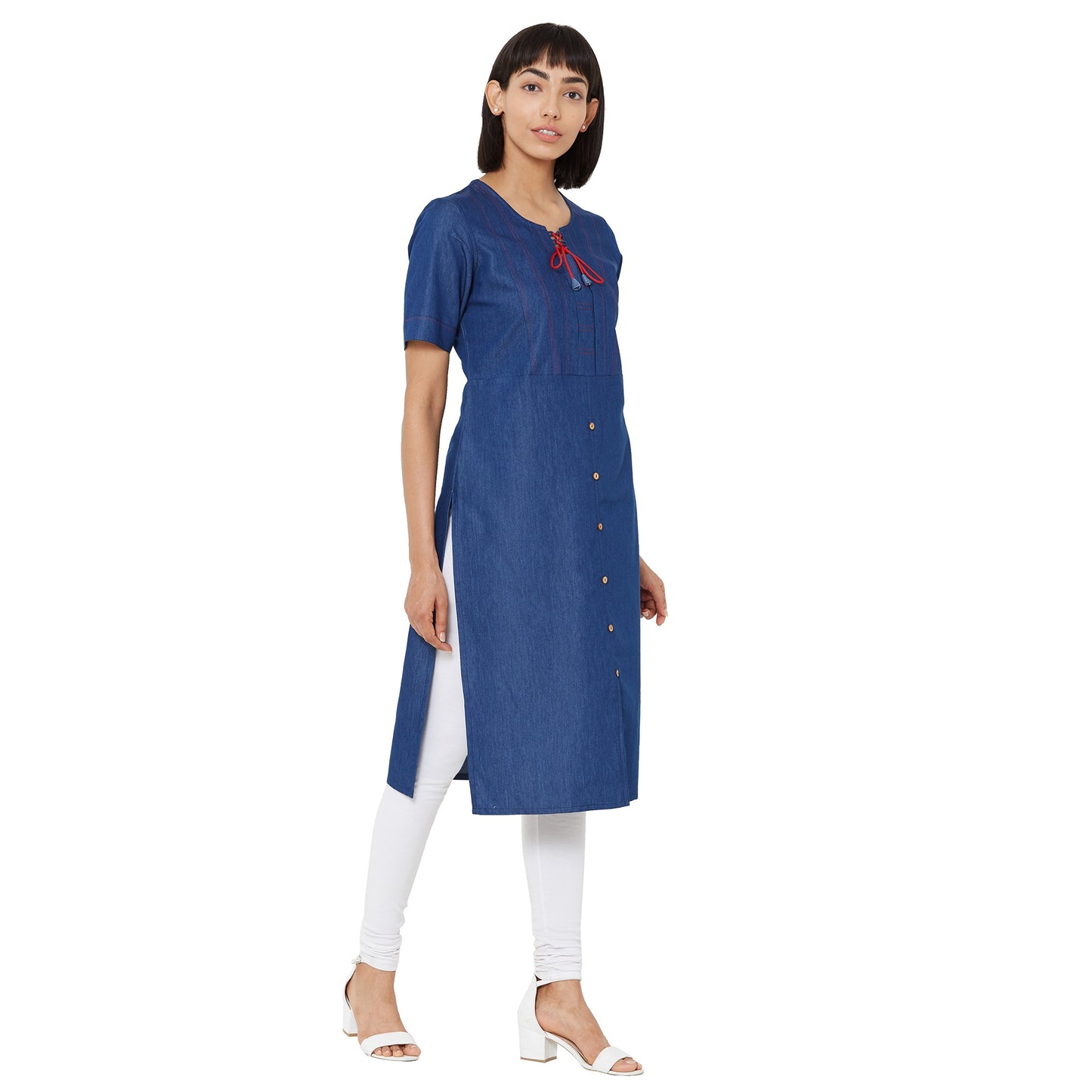 Indigo Blue Denim Kurtis