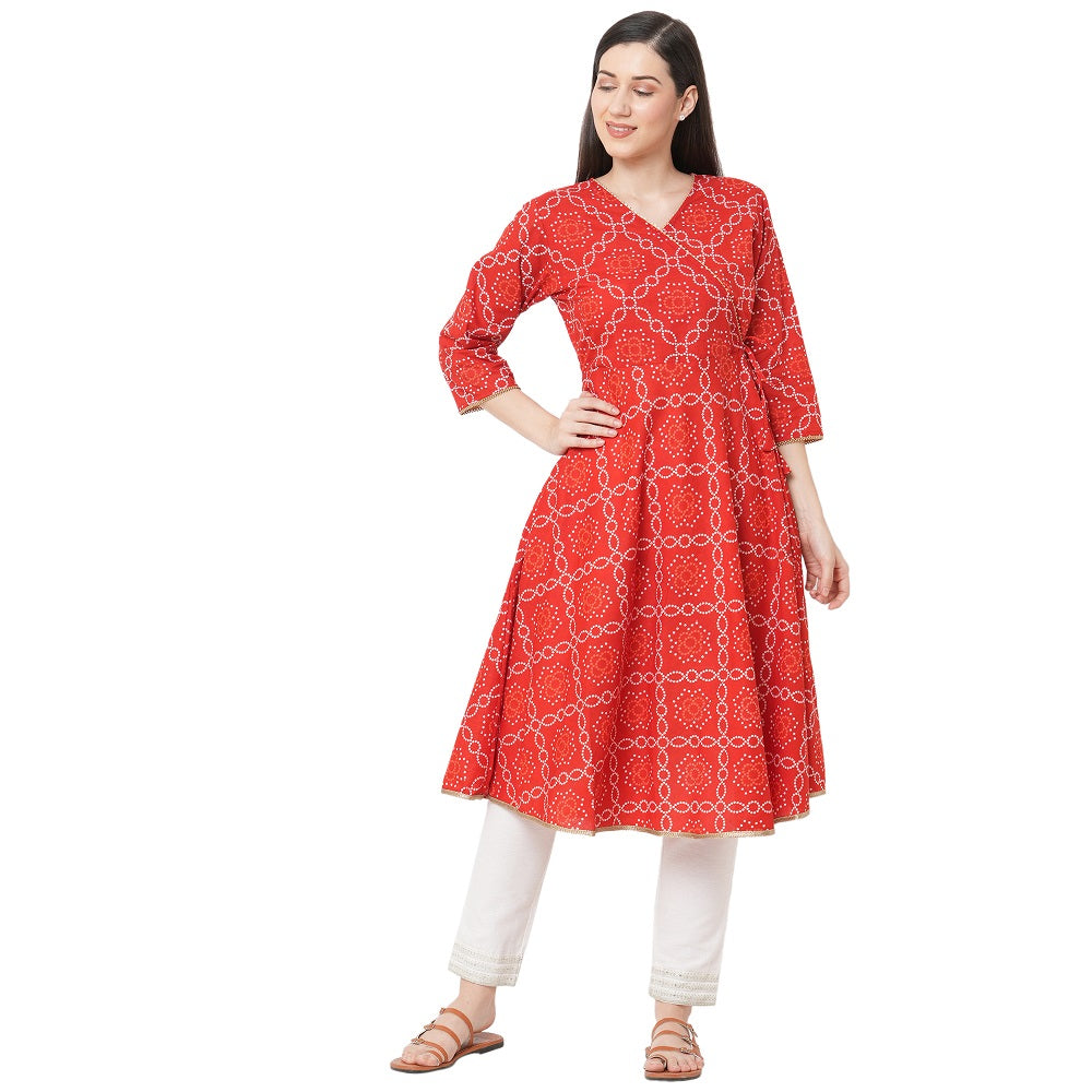 Varanga Bandhani Kurtis & Kurtas sale - discounted price | FASHIOLA INDIA