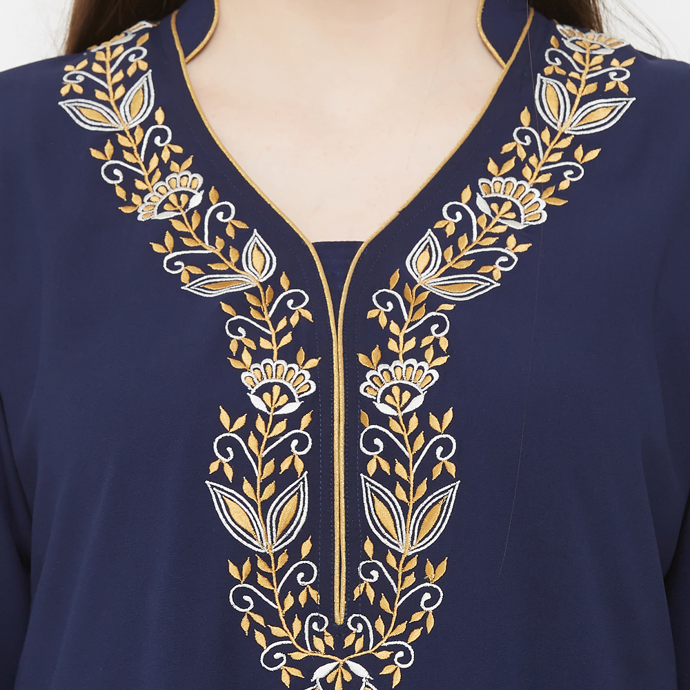 Georgette Kurti for women Navy Blue