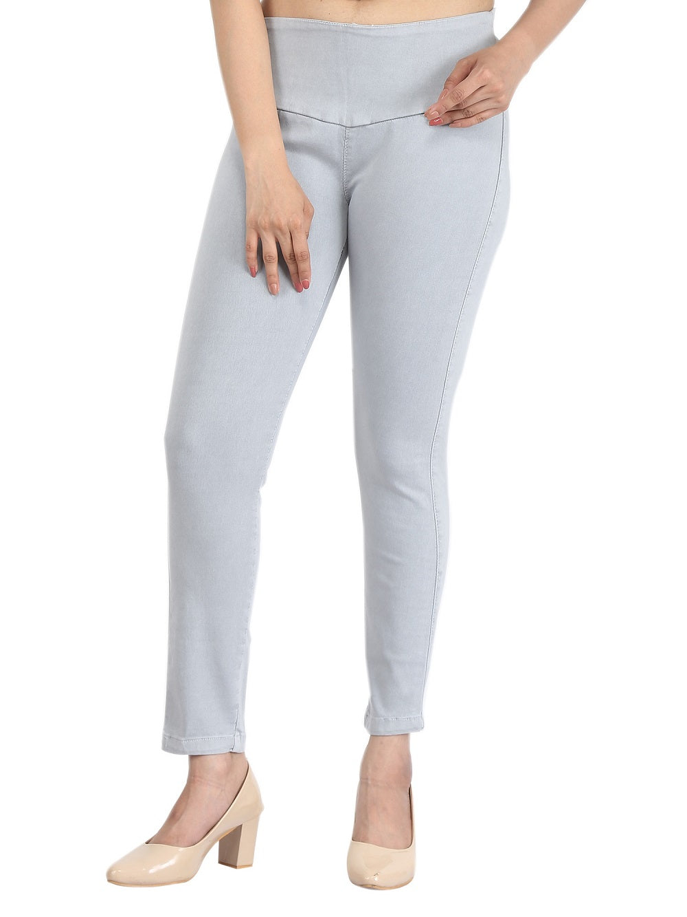 Denim Jeggings light grey