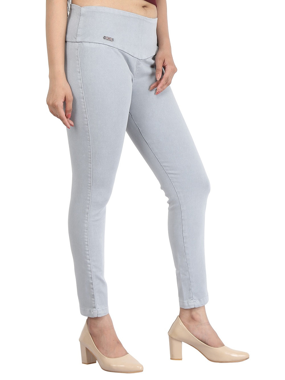 Denim Jeggings light grey