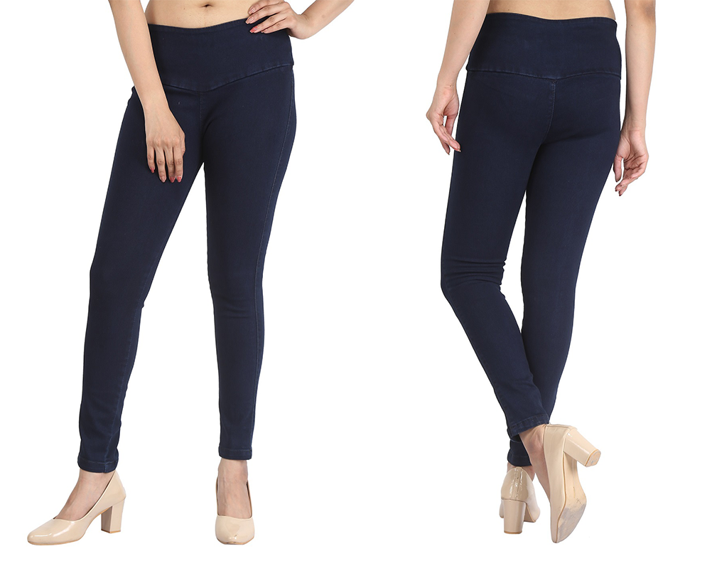 Denim Jeggings Navy Blue 26 and 28